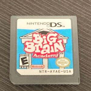 Nintendo DS Big Brain Academy Game - Blue and Gray